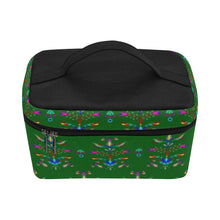 Load image into Gallery viewer, Dakota Damask Green Cosmetic Bag/Large
