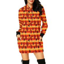 Load image into Gallery viewer, Dancers Brown Hoodie Dress
