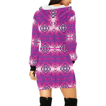 Load image into Gallery viewer, Royal Airspace Hoodie Dress
