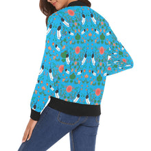 Load image into Gallery viewer, New Growth Bright Sky Bomber Jacket for Women
