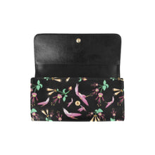 Load image into Gallery viewer, Swift Noir Women&#39;s Trifold Wallet
