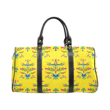 Load image into Gallery viewer, Dakota Damask Yellow Waterproof Travel Bag
