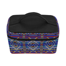 Load image into Gallery viewer, Medicine Blessing Blue Cosmetic Bag/Large
