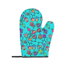 Load image into Gallery viewer, Indigenous Paisley Sky Oven Mitt &amp; Pot Holder
