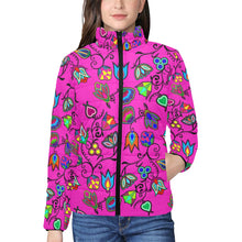 Load image into Gallery viewer, Indigenous Paisley Women&#39;s Stand Collar Padded Jacket
