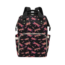 Load image into Gallery viewer, Gathering Noir Multi-Function Diaper Backpack/Diaper Bag
