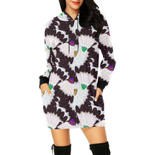 Load image into Gallery viewer, Eagle Feather Fans Hoodie Dress
