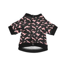 Load image into Gallery viewer, Strawberry Black Pet Dog Round Neck Shirt
