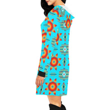 Load image into Gallery viewer, Rising Star Harvest Moon Hoodie Dress
