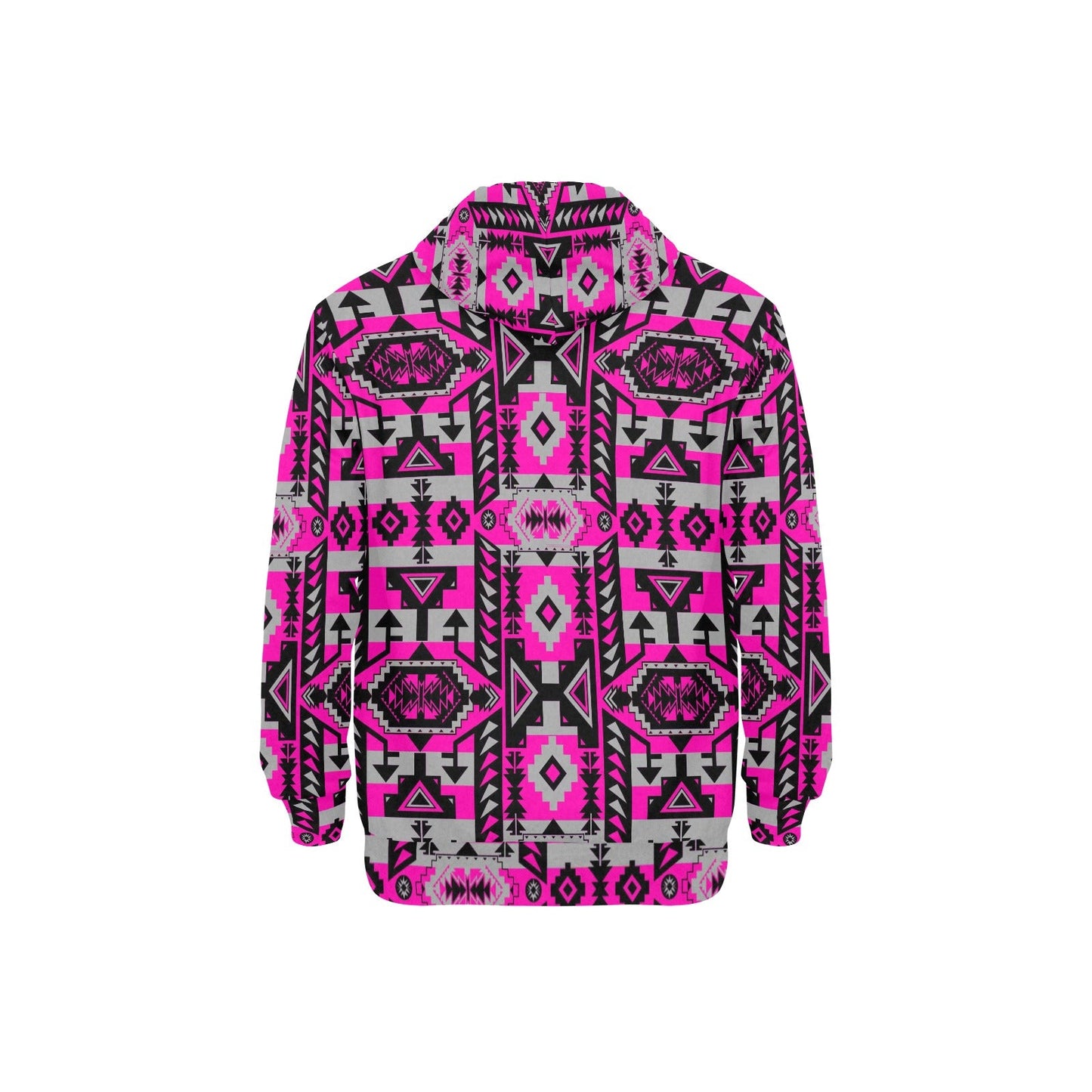 Chiefs Mountain Stunning Sunset Men's Long Sleeve Fleece Hoodie