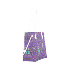 Load image into Gallery viewer, First Bloom Royal Clover Canvas Tote Bag
