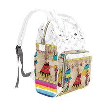 Load image into Gallery viewer, Ledger Chiefs Clay Multi-Function Diaper Backpack/Diaper Bag
