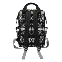 Load image into Gallery viewer, Sacred Trust Black Multi-Function Diaper Backpack/Diaper Bag
