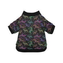 Load image into Gallery viewer, Neon Floral Elks Pet Dog Round Neck Shirt
