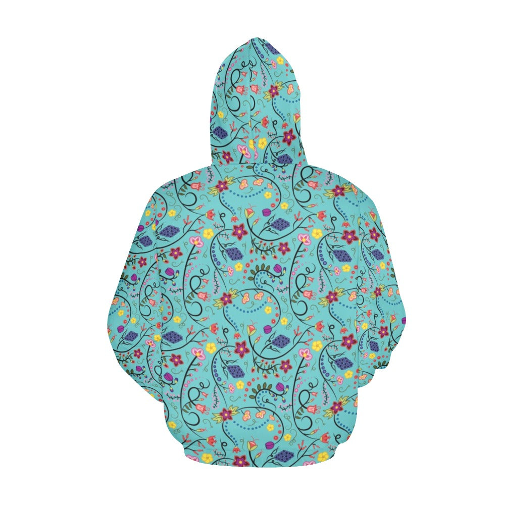 Fresh Fleur Sky Hoodie for Women