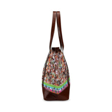 Load image into Gallery viewer, Culture in Nature Orange Tote Handbag
