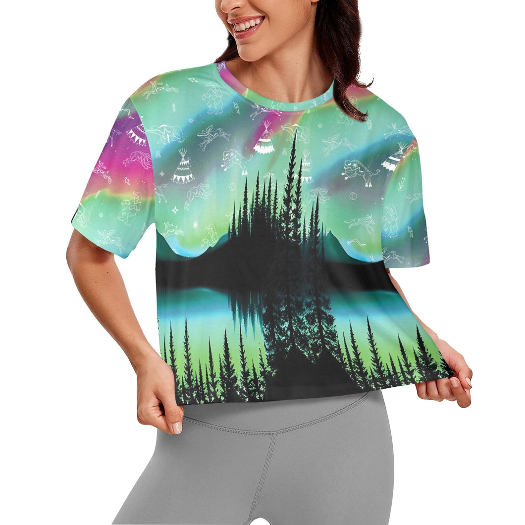 Aurora Medicine Animals 2 Crop Top