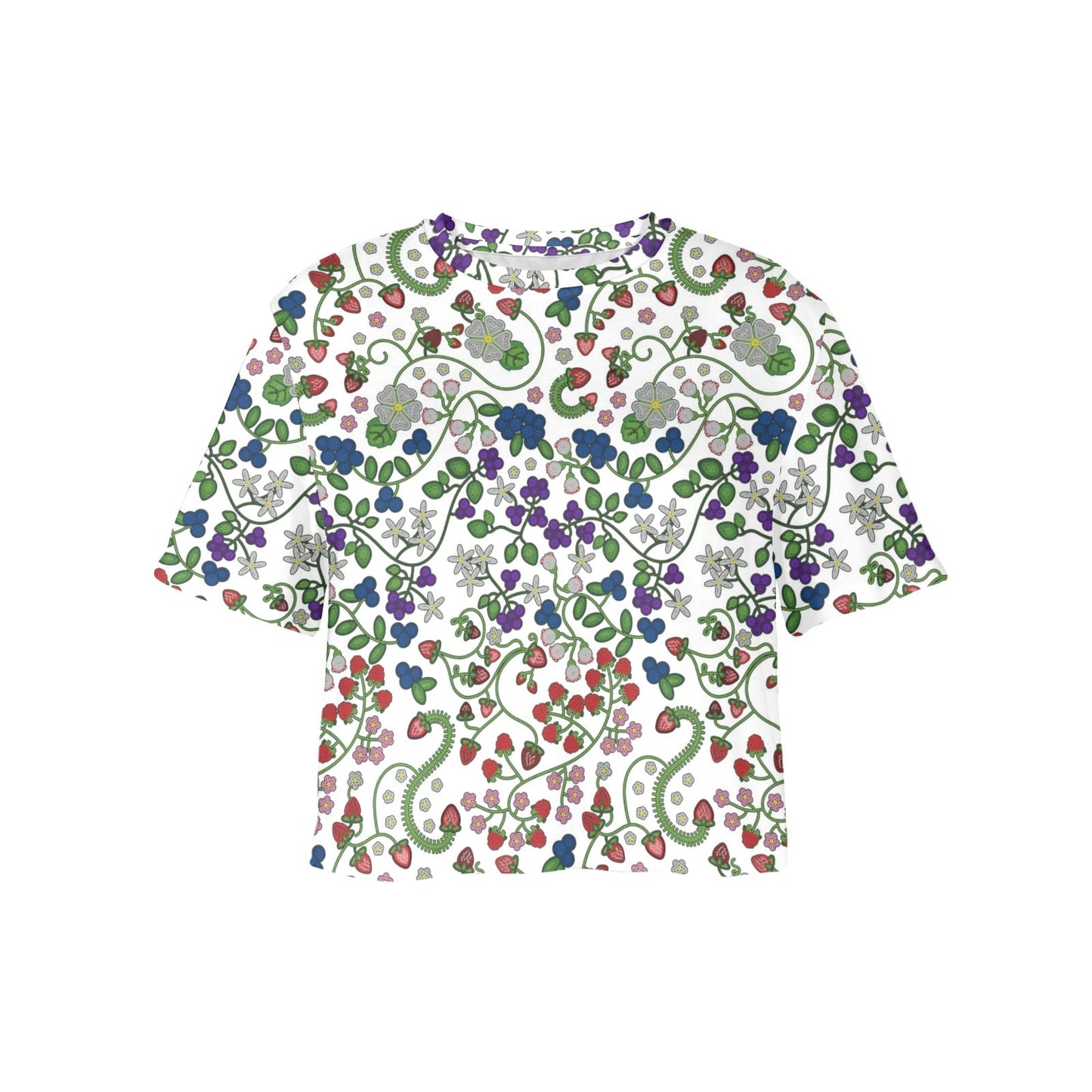 Grandmother Stories White Crop Top