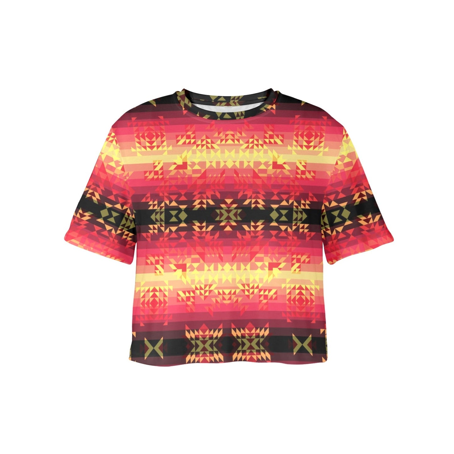 Soleil Fusion Rouge Crop Top