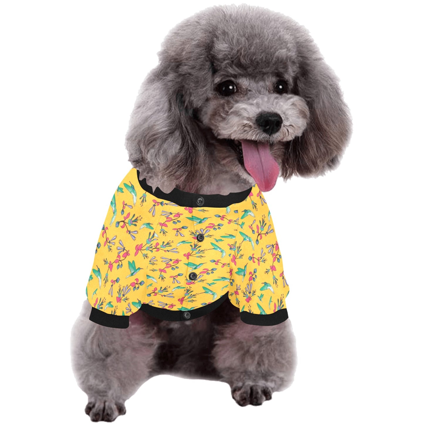 Swift Pastel Yellow Pet Dog Round Neck Shirt