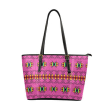 Load image into Gallery viewer, Sacred Trust Pink Leather Tote Bag
