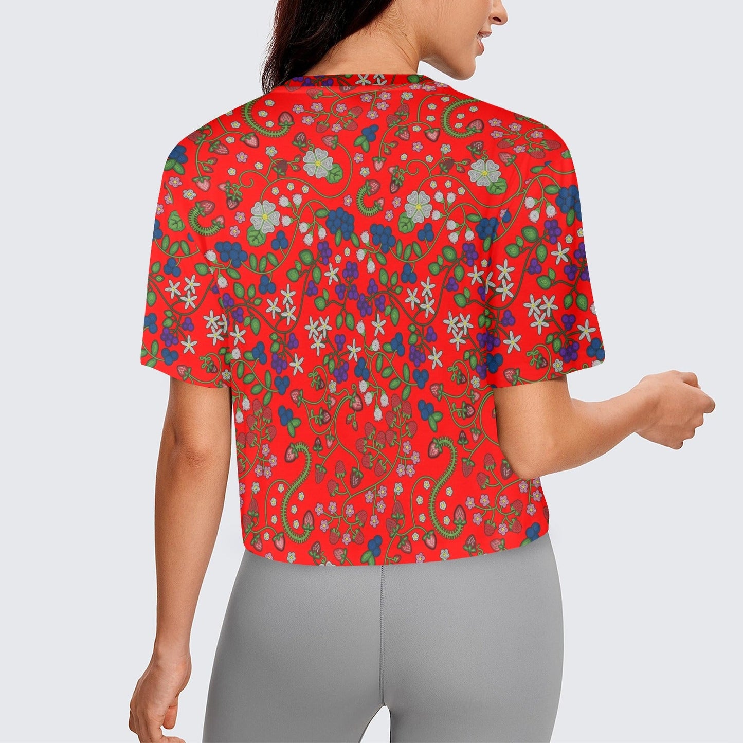 Grandmother Stories Fire Crop Top
