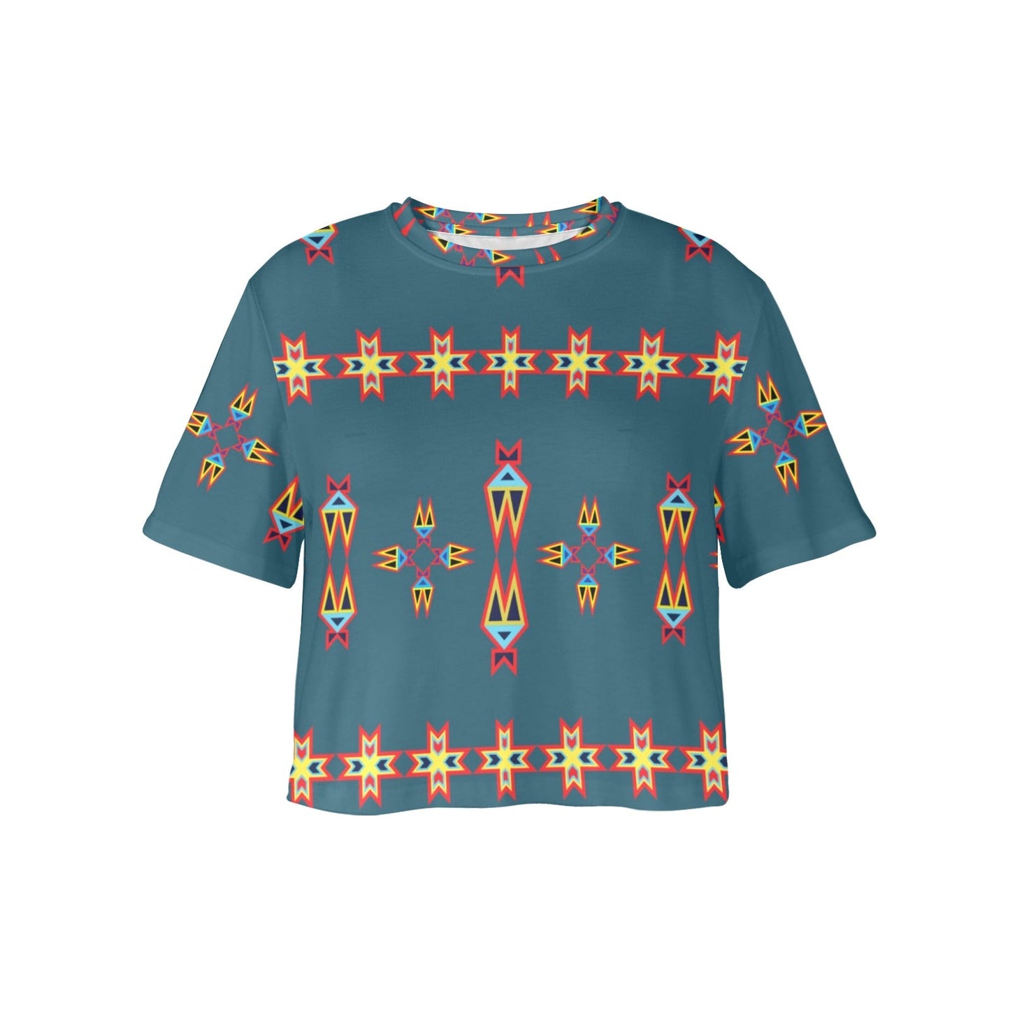 Four Directions Lodges Ocean Crop Top
