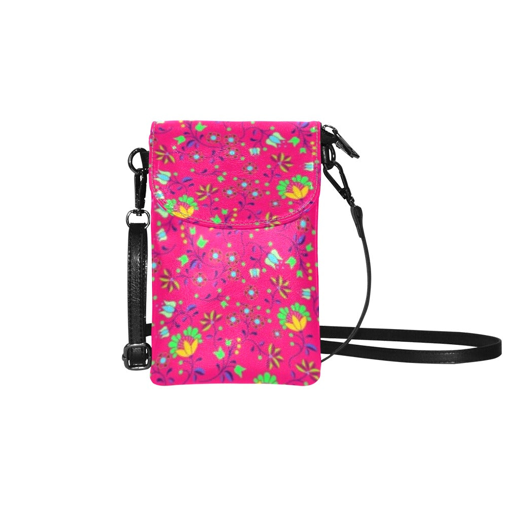 Fleur Indigine Rouge Small Cell Phone Purse