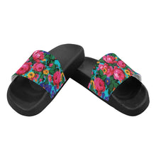 Load image into Gallery viewer, Kokum&#39;s Revenge Sky Men&#39;s Slide Sandals
