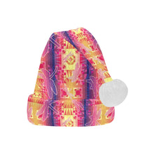 Load image into Gallery viewer, Kaleidoscope Dragonfly Santa Hat
