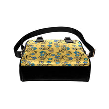 Load image into Gallery viewer, Blue Trio Tuscan Shoulder Handbag
