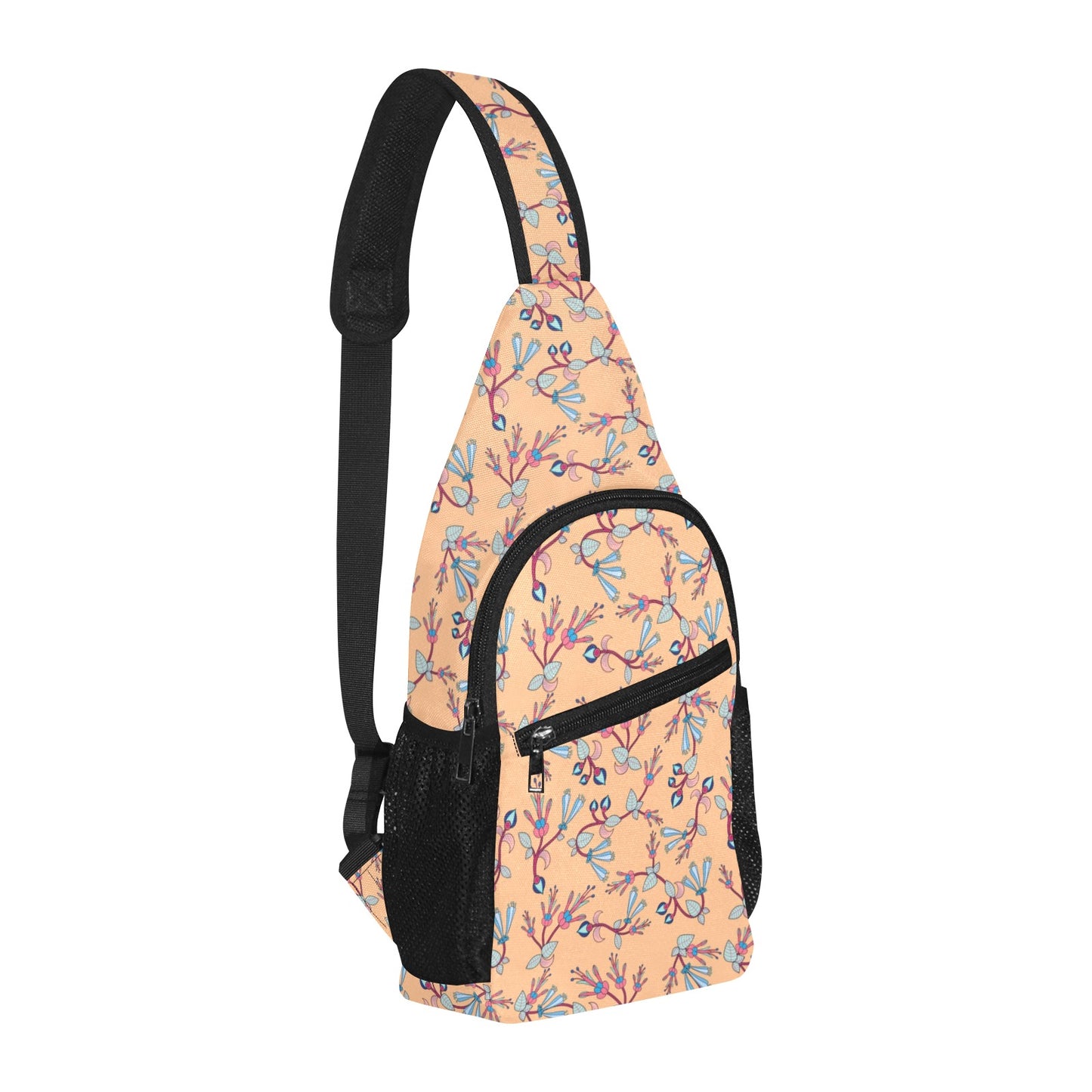 Swift Floral Peache Chest Bag