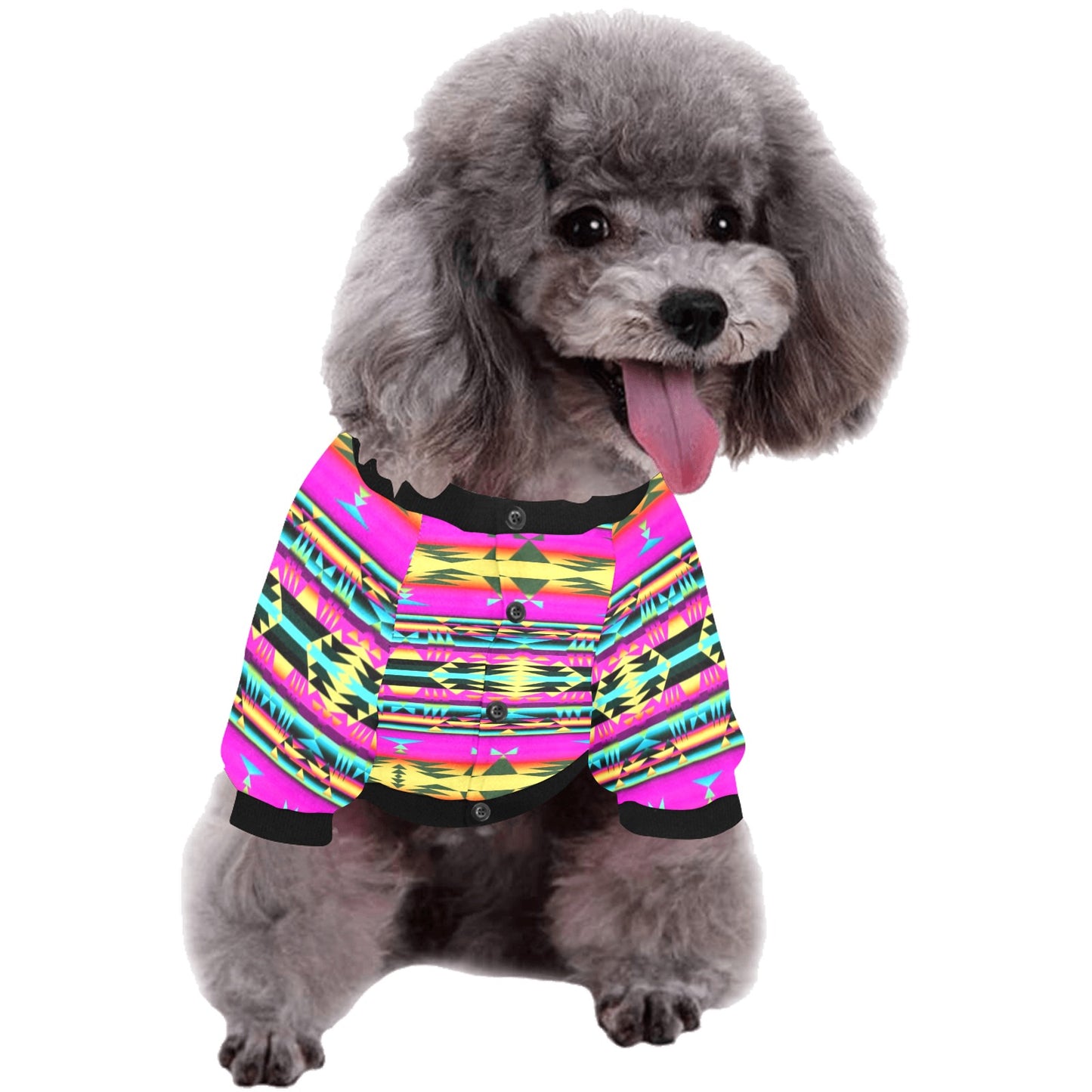 Between the Sunset Mountains Pet Dog Round Neck Shirt