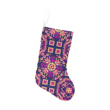 Load image into Gallery viewer, Kaleidoscope Bleu Christmas Stocking
