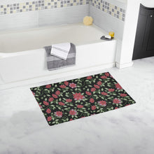 Load image into Gallery viewer, Red Beaded Rose Bath Rug 16&#39;&#39;x 28&#39;&#39;
