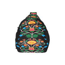 Load image into Gallery viewer, Floral Beadwork Four Clans Chest Bag
