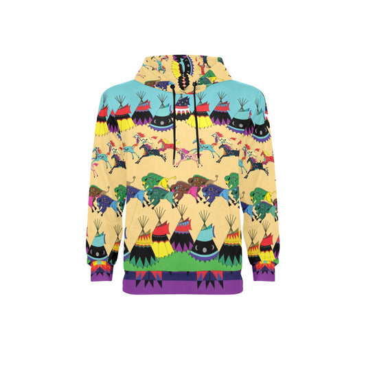 Prairie Bison Fleece Hoodie