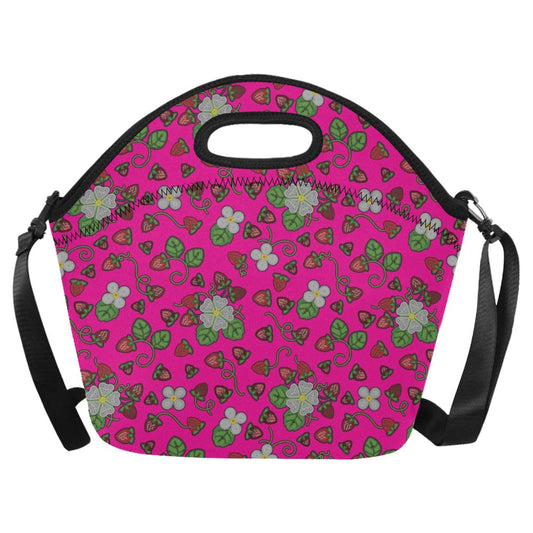 Strawberry Dreams Blush Neoprene Lunch Bag/Large