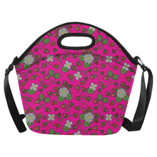 Load image into Gallery viewer, Strawberry Dreams Blush Neoprene Lunch Bag/Large
