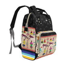 Load image into Gallery viewer, Ledger Village Midnight Multi-Function Diaper Backpack/Diaper Bag
