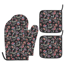 Load image into Gallery viewer, Floral Danseur Oven Mitt &amp; Pot Holder
