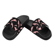 Load image into Gallery viewer, Strawberry Black Women&#39;s Slide Sandals
