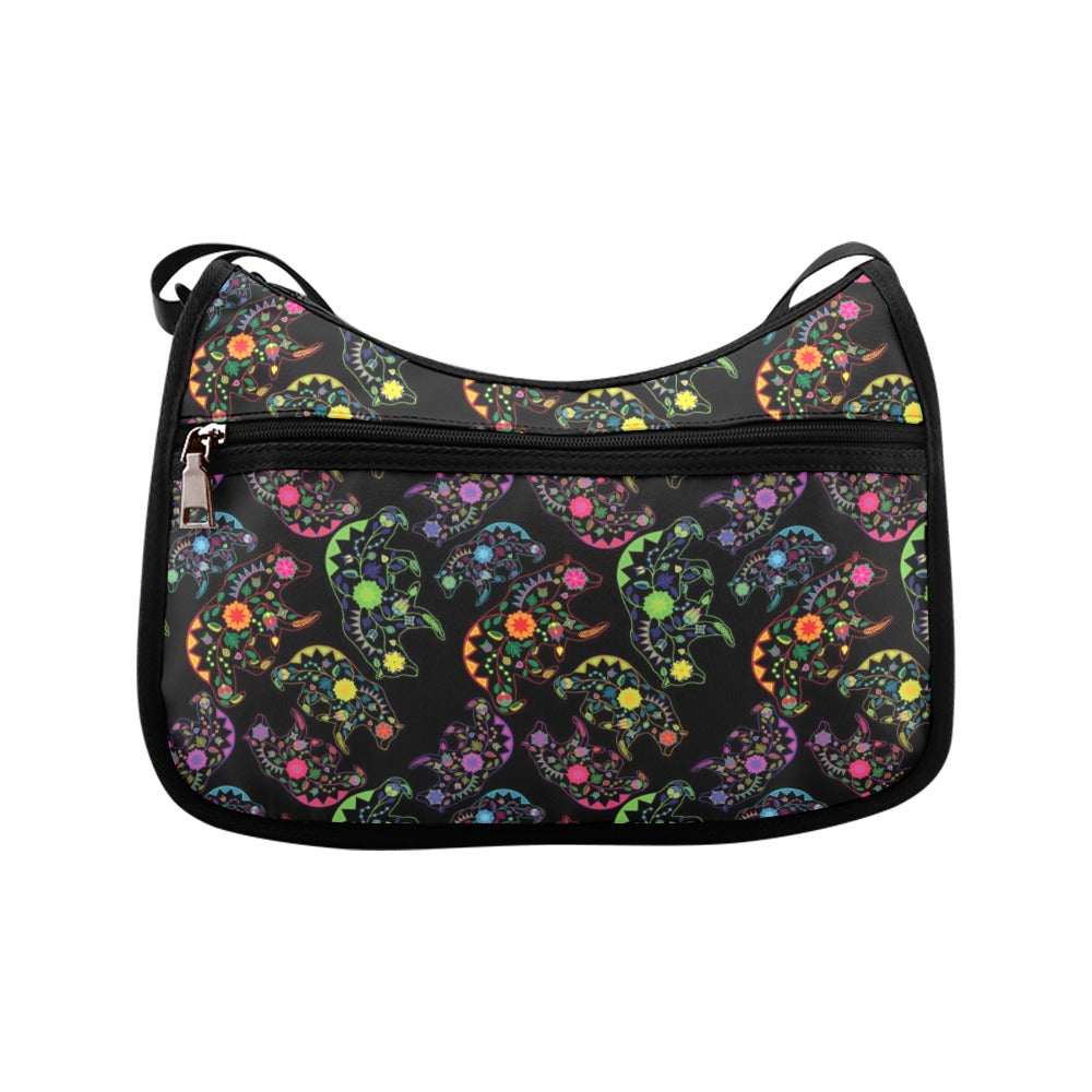 Floral Bear Crossbody Bags