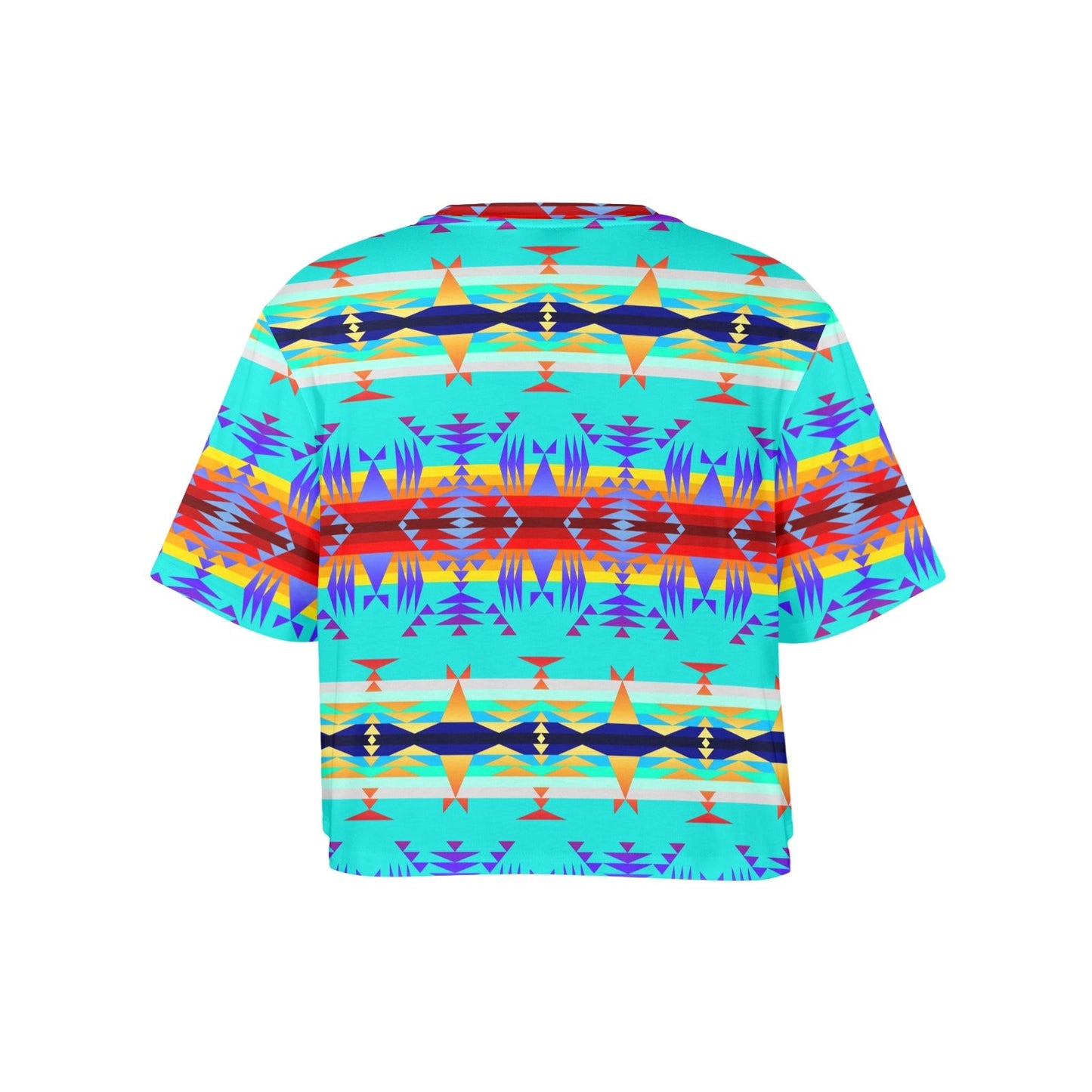 Between the Mountains Fire Crop Top