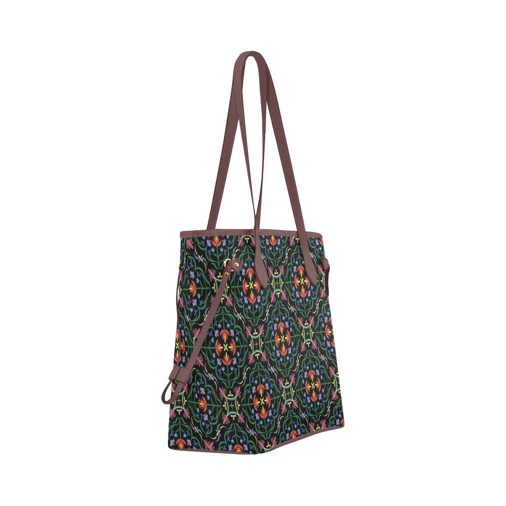 Quill Visions Clover Canvas Tote Bag