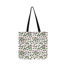 Load image into Gallery viewer, Strawberry Dreams White Reusable Shopping Bag
