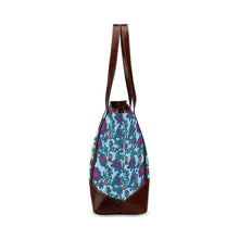 Load image into Gallery viewer, Beaded Nouveau Marine Tote Handbag
