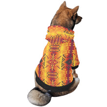 Load image into Gallery viewer, Desert Geo Yellow Red Pet Dog Hoodie
