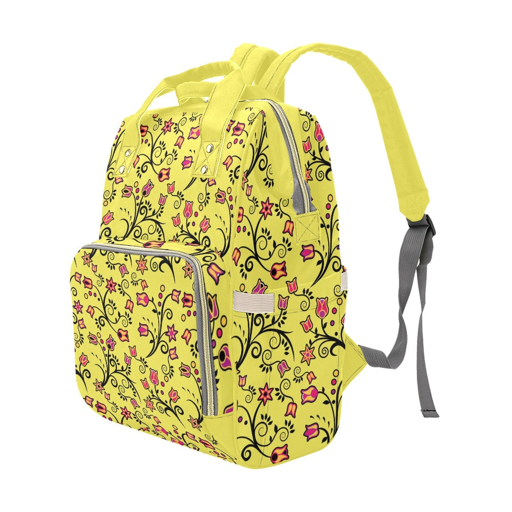 Key Lime Star Multi-Function Diaper Backpack/Diaper Bag