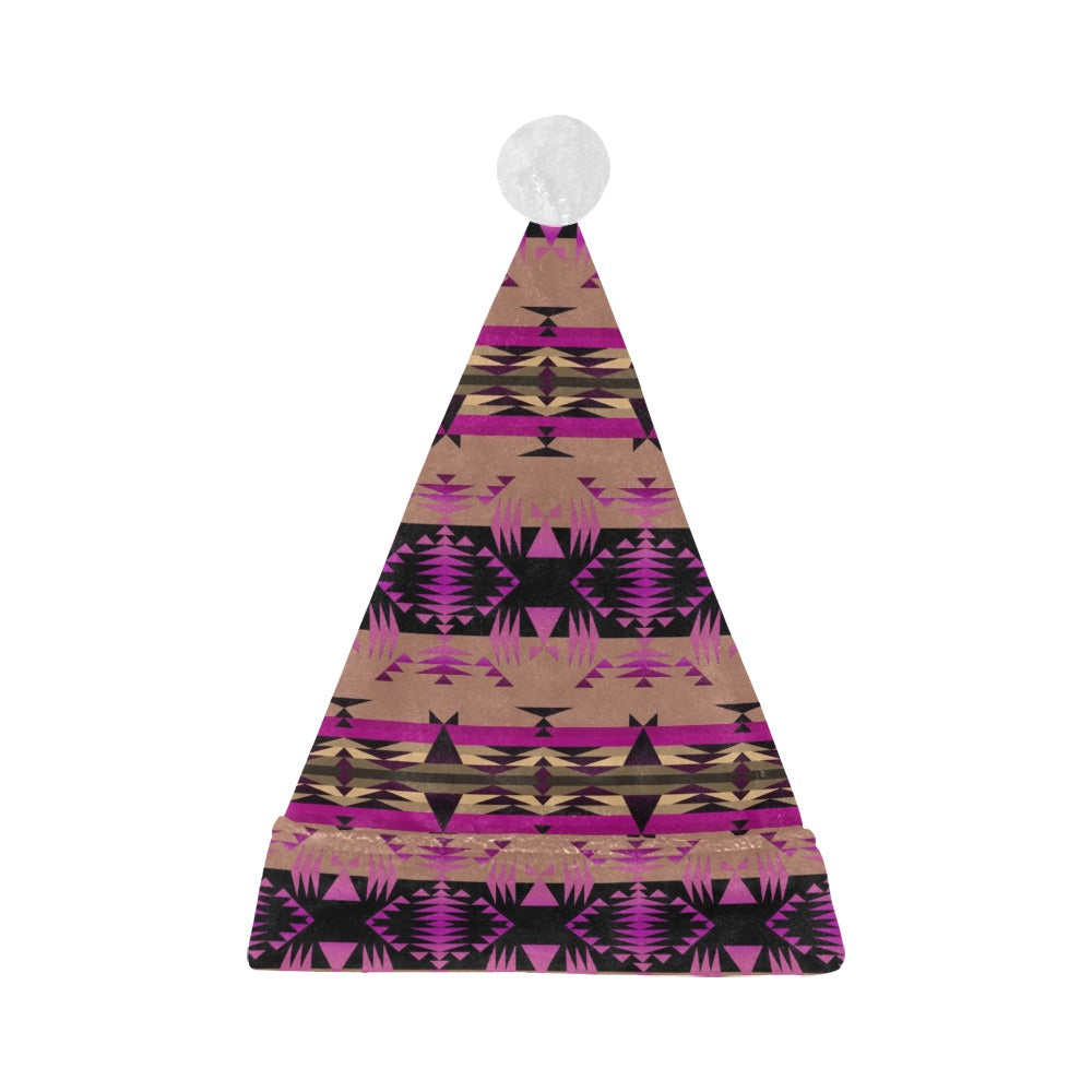 Between the Mountains Berry Santa Hat